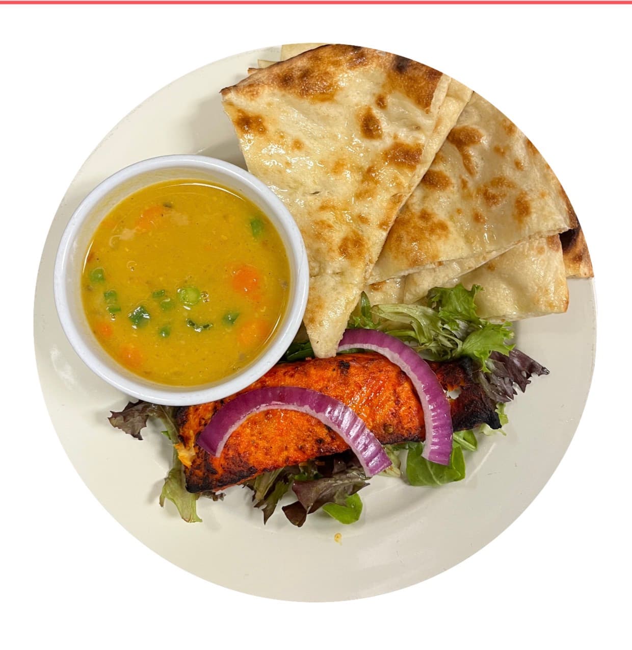 Salmon Tandoori Lunch