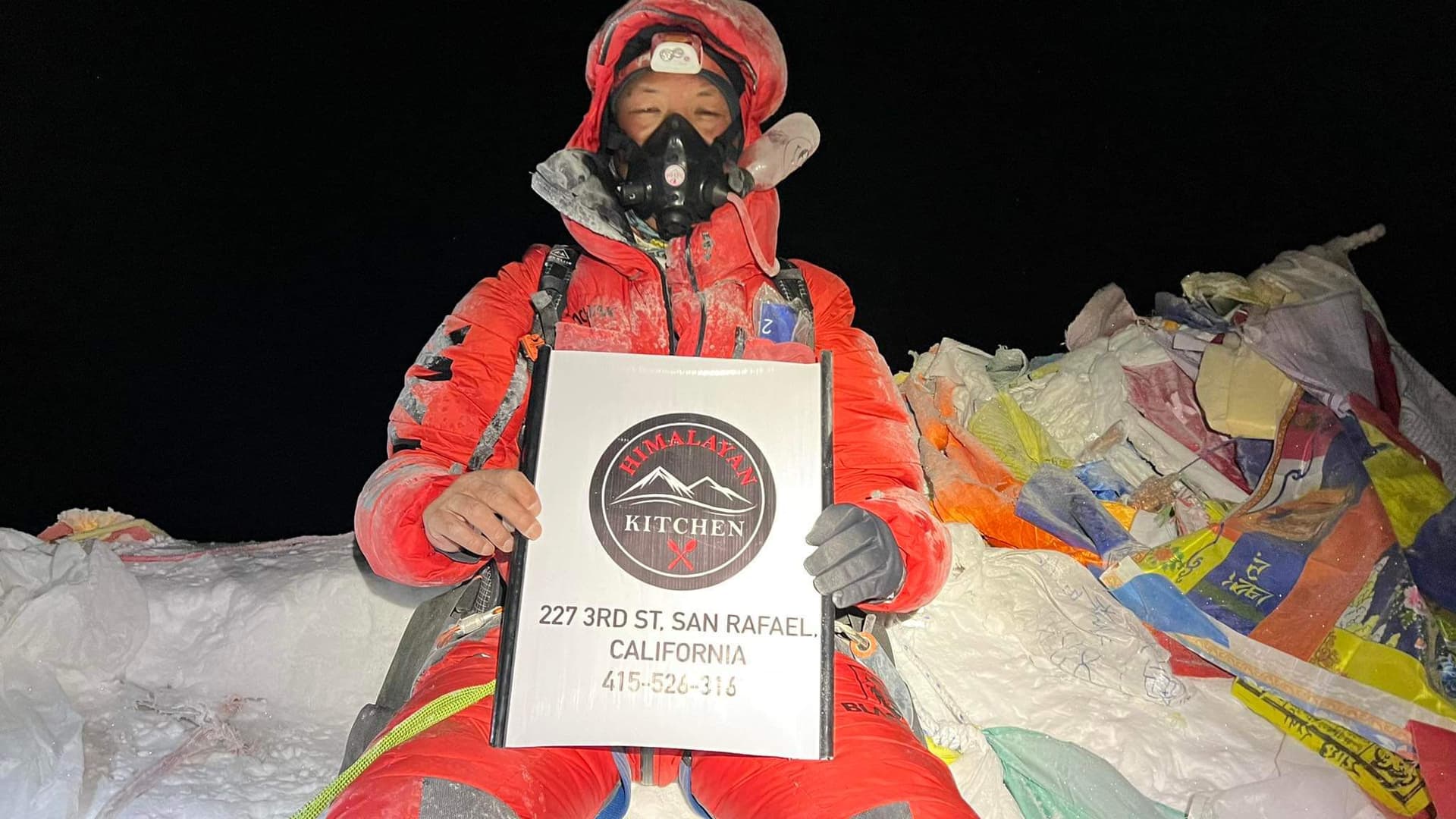 Himalayan kitchen on the top of the world.