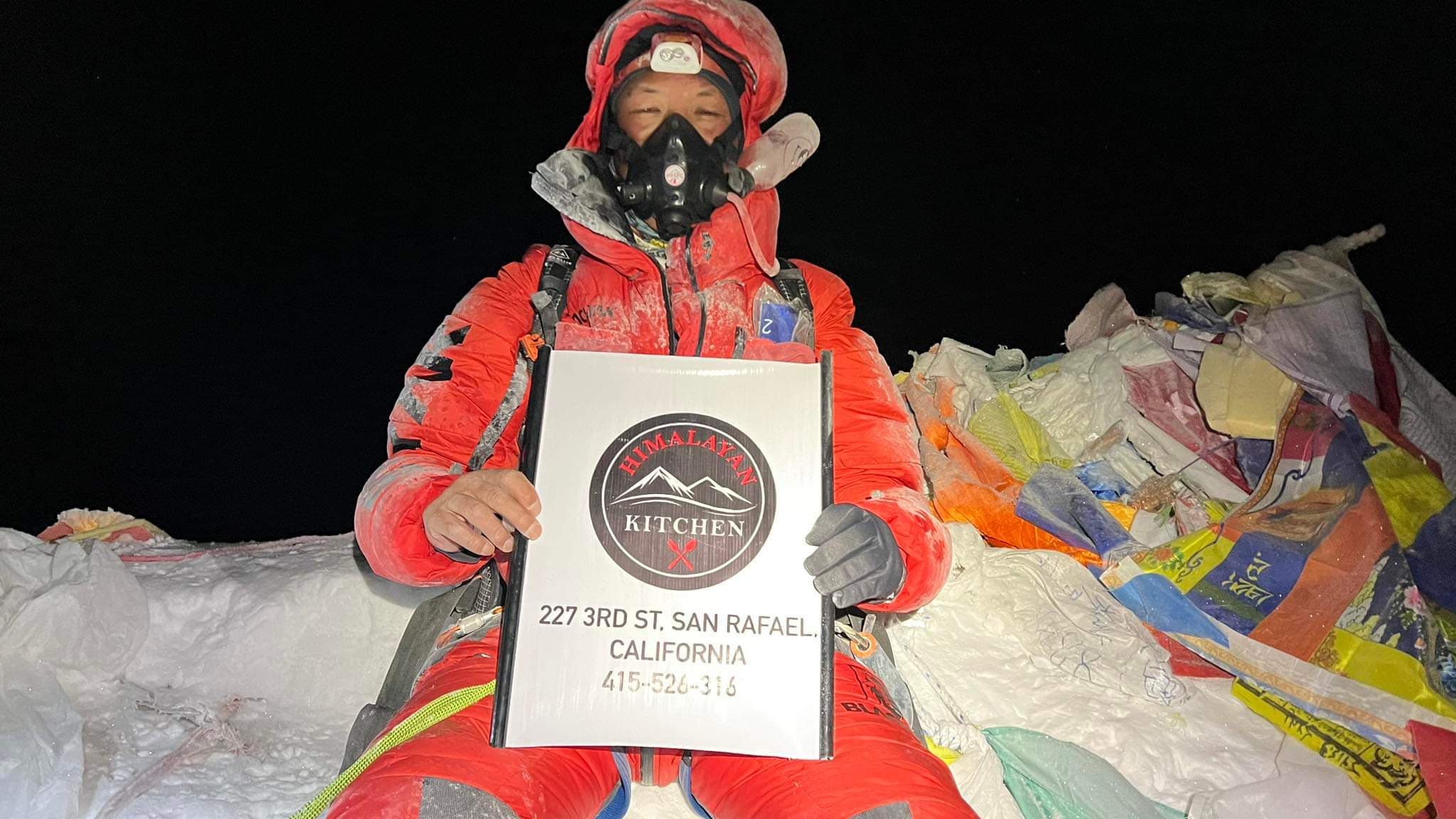 Himalayan kitchen on the top of the world.