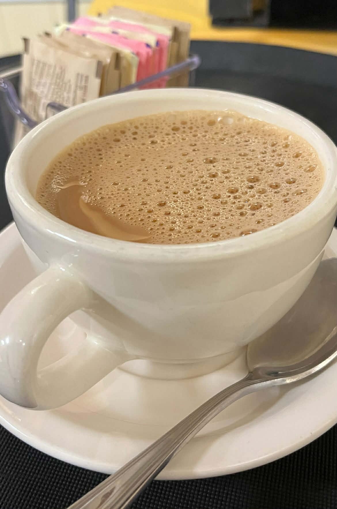 A soothing blend of traditional Himalayan herbs, milk  and spices, served hot.